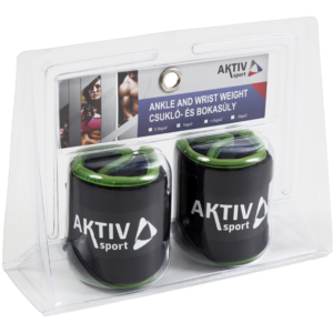 Csukló- és bokasúly Aktivsport 2x1 kg fekete-zöld - Image 3