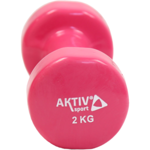 Kézisúlyzó vinyl Aktivsport 2 kg rózsaszín - Image 3