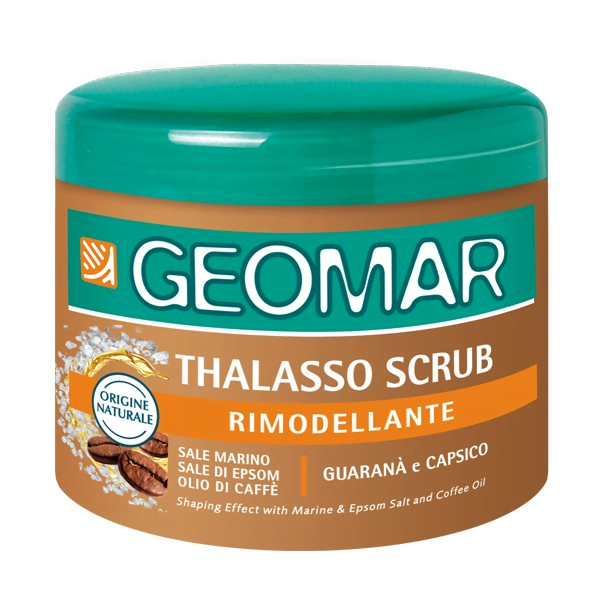 Geomar Thalasso Scrub Bőrradír Zöld Kávé Kivonattal 600g