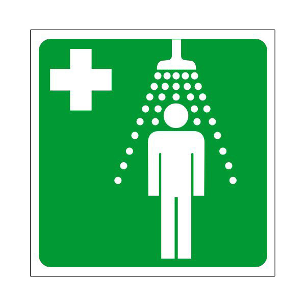 Biztonsági zuhany 15x15cm / 1 mm Műanyaglemez