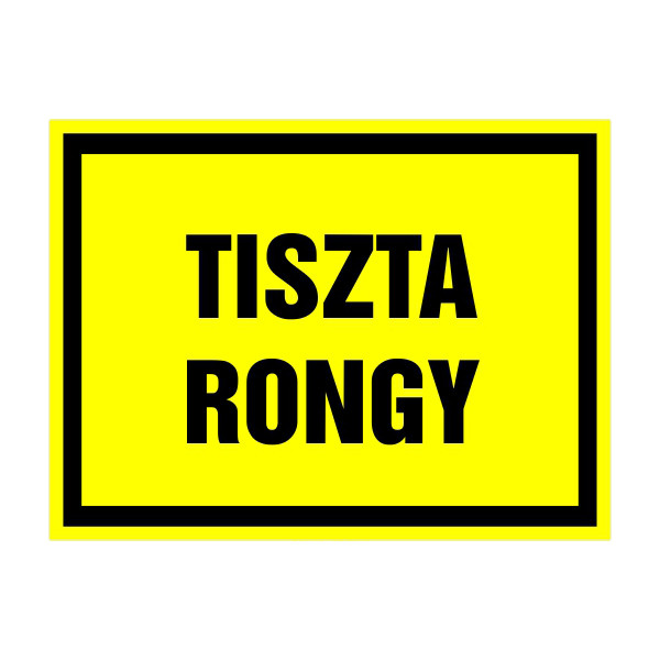 Tiszta rongy 20x30cm / 3 mm Műanyaglemez