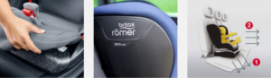 Britax Römer Trifix2 i-Size isofix autósülés 76-105cm - Cosmos Black - Image 2