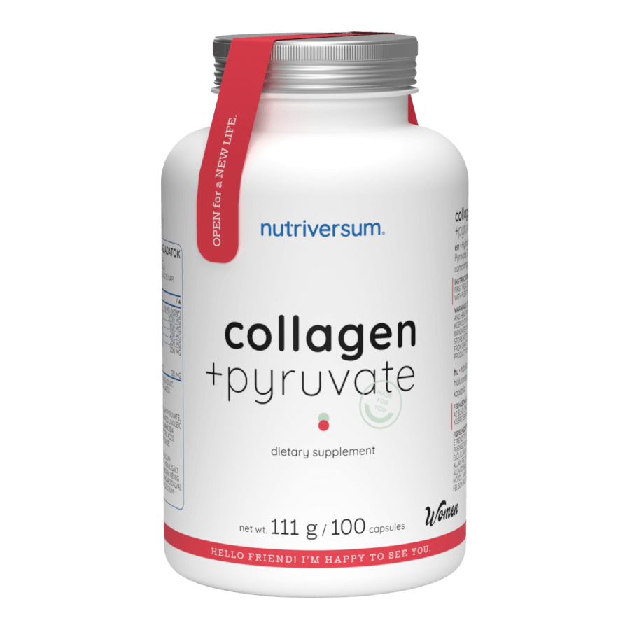 Collagen + Pyruvate - 100 kapszula - Nutriversum