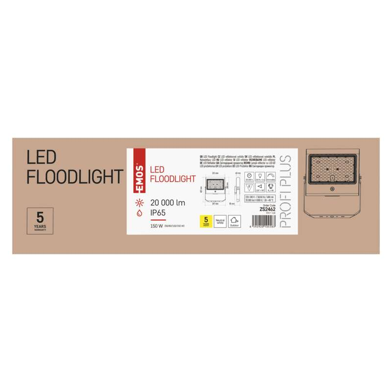 EMOS AGENO LED reflektor 150W 20000lm természetes fehér