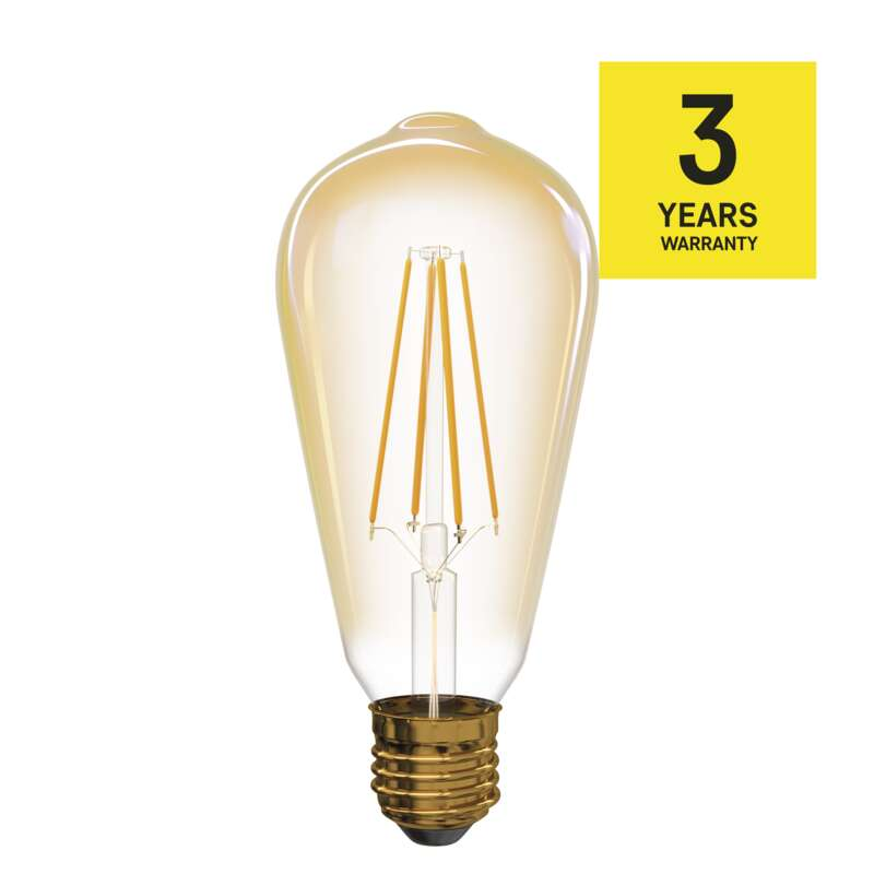 EMOS Vintage LED filament ST64 E27 4W 470lm meleg fehér+