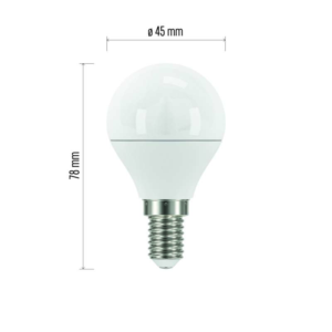 EMOS LED izzó kisgömb E14 6W 470lm természetes fehér - Image 3