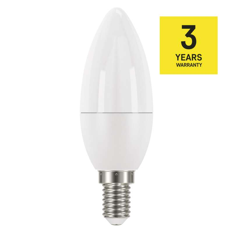 EMOS LED izzó gyertya E14 6W 470lm természetes fehér