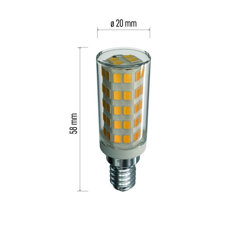 EMOS LED izzó JC E14 4.5W 465lm természetes fehér