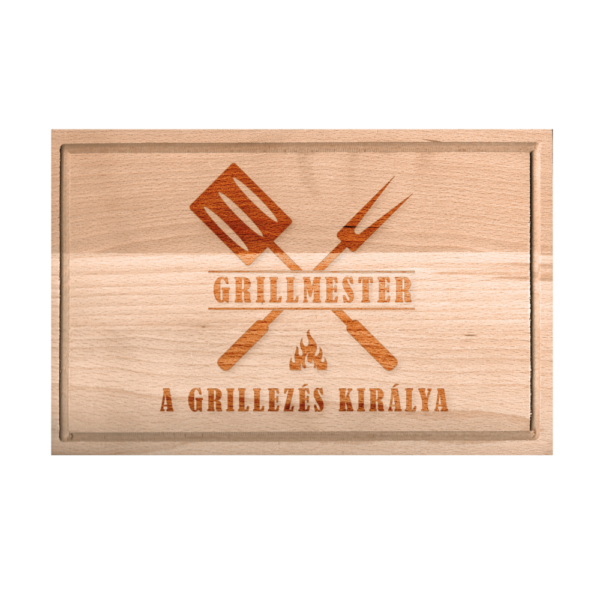 Egyedi vágódeszka grillmester - XXL - Image 4