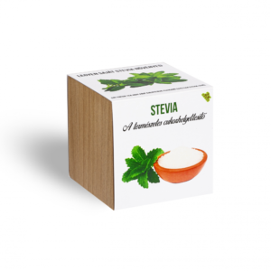 Stevia növényem fa kockában - Image 3