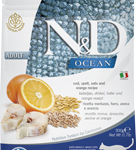 N&D Cat Ocean tőkehal, tönköly, zab&narancs adult 300g