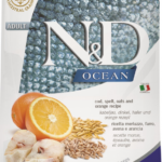 N&D Cat Ocean tőkehal, tönköly, zab&narancs adult 1,5kg