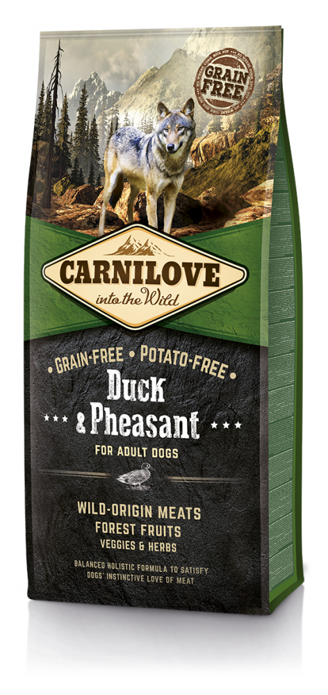 Carnilove Adult Duck & Pheasant- Kacsa és Fácán Hússal 12kg