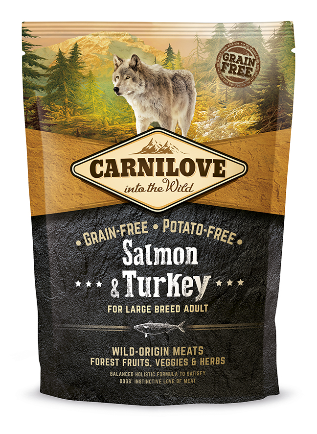 Carnilove Adult Large Salmon & Turkey- Lazac és Pulyka Hússal 1,5kg