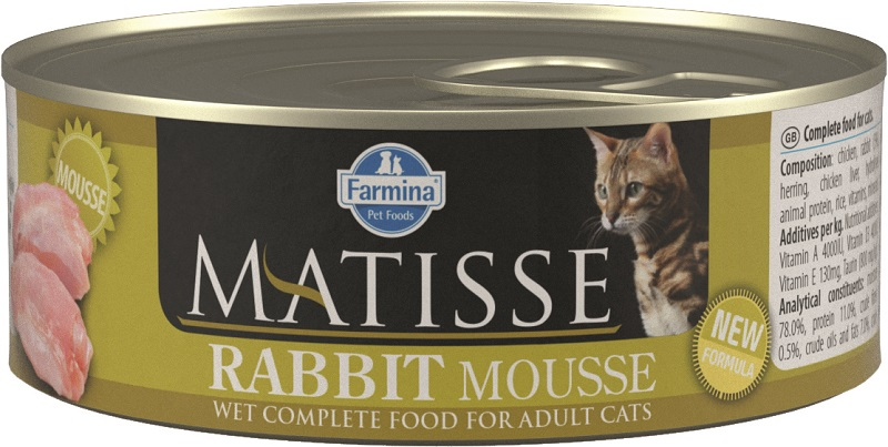 Matisse Cat konzerv Mousse Nyúl 85g