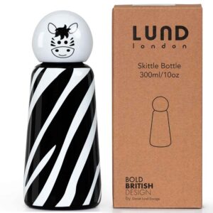 LUND Skittle Mini BPA mentes acél kulacs 300ML ZEBRA - Image 5