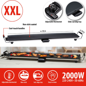 ALPINA Teppanyaki látványgrill 2000W XXL (100x20cm) - DBKF-XEH25223161