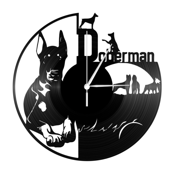 Bakelit falióra - Dobermann - WDWR-bko-00345