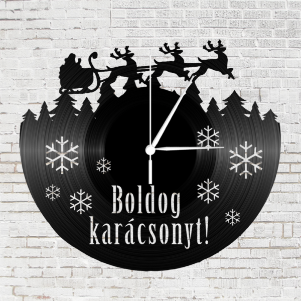 Bakelit óra - karácsony - WDWR-bko-00136