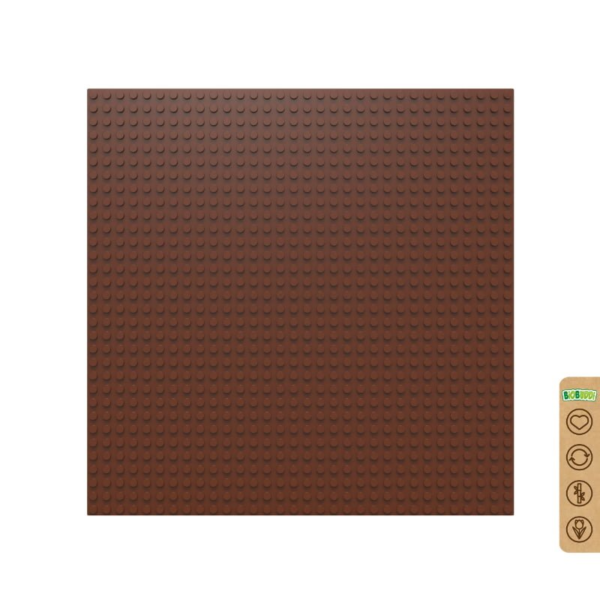 BiOBUDDi BB-0095 | készségfejlesztő alaplap | 32x32 bütyök barna - PZTV-BB-0095-Caramel-Brown