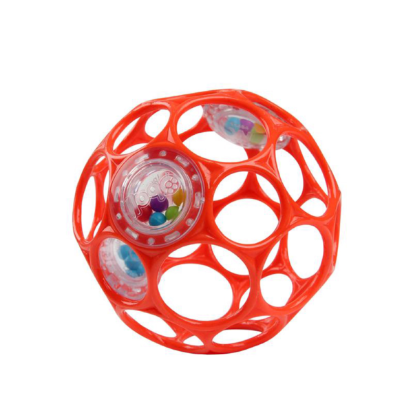 Bright Starts játék Oball Rattle 10cm narancs - MTTF-M8595640912803