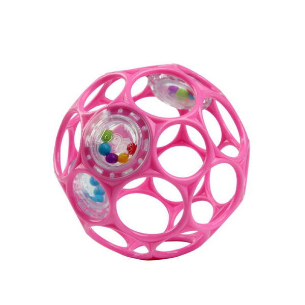 Bright Starts játék Oball Rattle 10cm pink - MTTF-M8595640912780