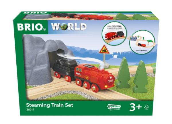 Brio 36017 akkumulátoros gőzmozdony készlet - NTTD-36017