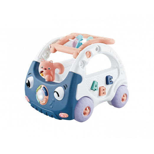 Kikkaboo - készségfejlesztő járássegítő autó Drive and Play kék - MTTF-M3801005030781