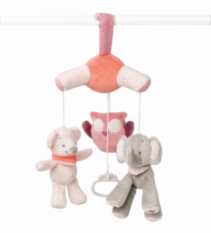 Nattou felhúzós zenélő játék mini plüss Adele and Valentine - MTTF-M5414673424257