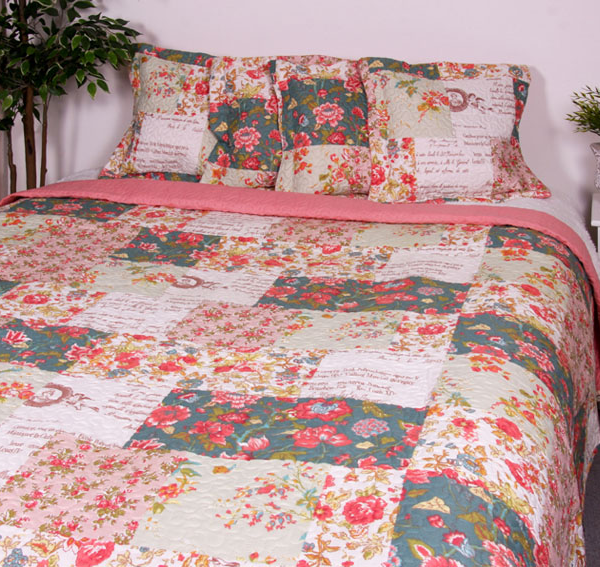 Patchwork Pink ágytakaró 230*250 - CZNM-33-01-03-3P
