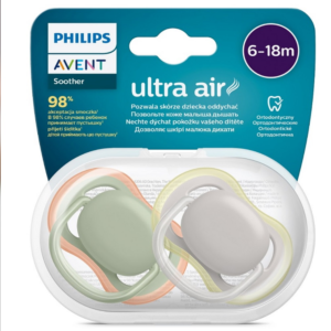 Philips AVENT játszócumi - ultra air 6-18hó neutral 2db - Image 3