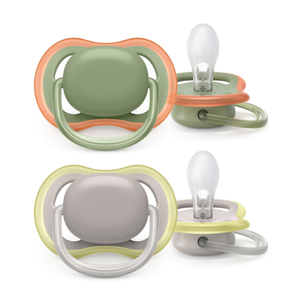 Philips AVENT játszócumi - ultra air 6-18hó neutral 2db - MTTF-M8710103993162