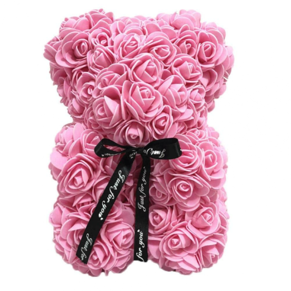 Rózsa maci - rózsaszín 40cm - WDWR-wwp1451