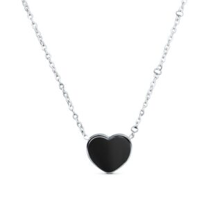 Sophie Heart Black nyaklánc_P11646_Magnastore.hu