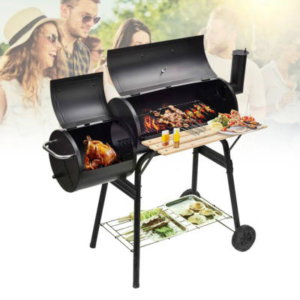 2in1 faszenes BBQ grill és smoker - Image 2