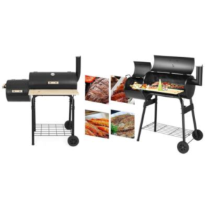 2in1 faszenes BBQ grill és smoker - Image 4