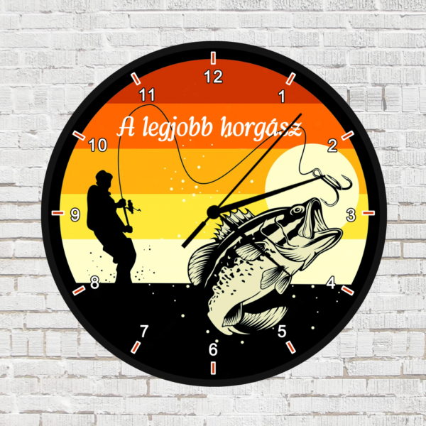 A legjobb horgász falióra - Sügér - WDWR-fko-00065