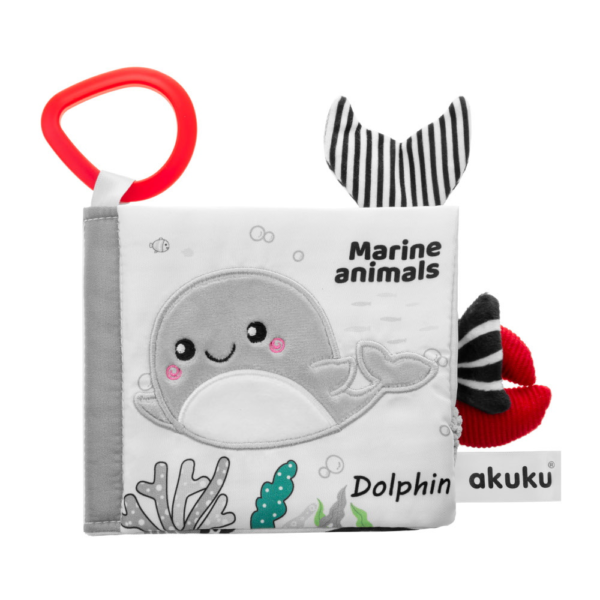 Akuku babakönyv  - készségfejlesztő játék Tengeri állatok - MTTF-M5907644004805