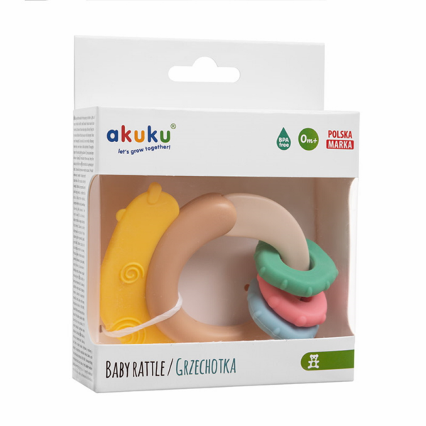 Akuku csörgő rágóka - Csiga - MTTF-M5907644005413