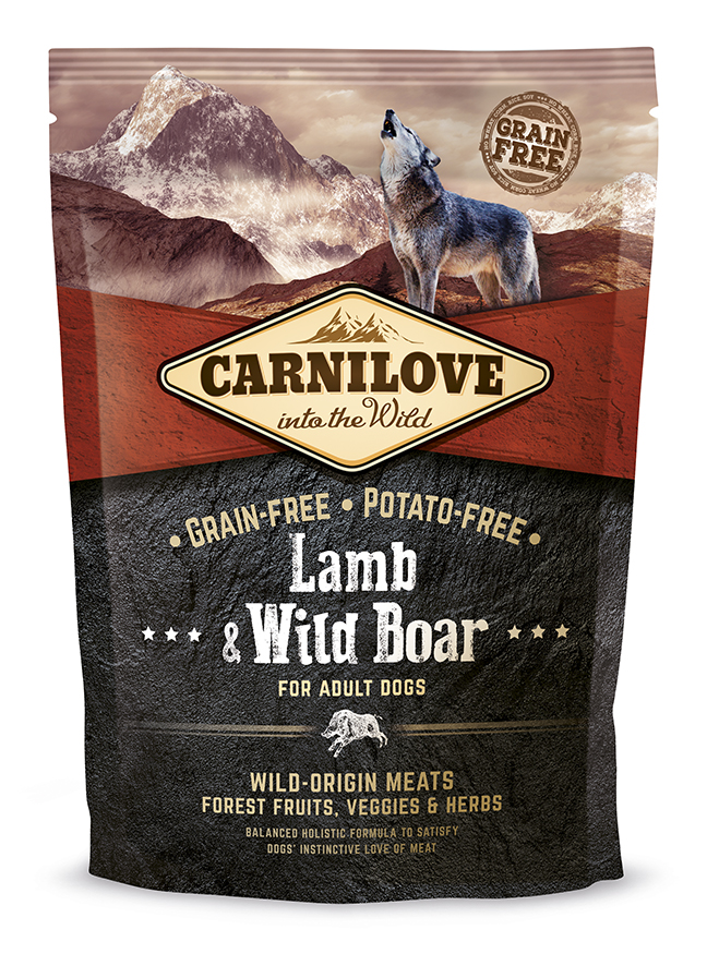 Carnilove Adult Lamb & Wild Boar- Bárány és Vaddisznó Hússal 1,5kg