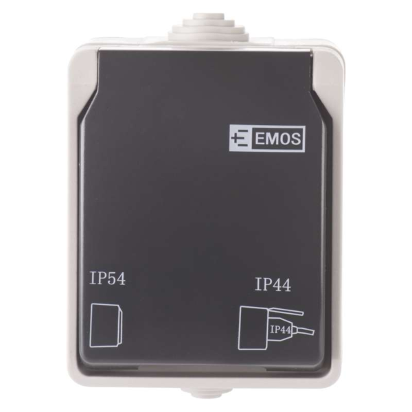 EMOS Fali aljzat IP44 SCHUKO - DBKF-EMA1396