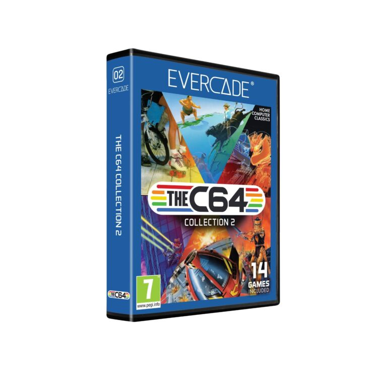 Evercade C2, The C64 Collection 2, 14in1, Retro, Multi Game, Játékszoftver csomag