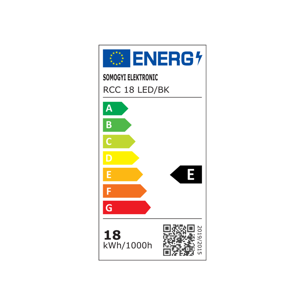 LED-es fali/mennyezeti lámpa, kör alakú, fekete, 18 W, 4000K