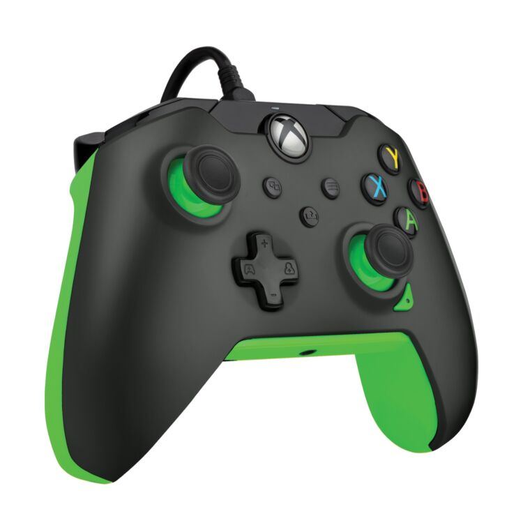 PDP Wired, Xbox Series X|S, Xbox One, PC, Neon Black, Vezetékes kontroller