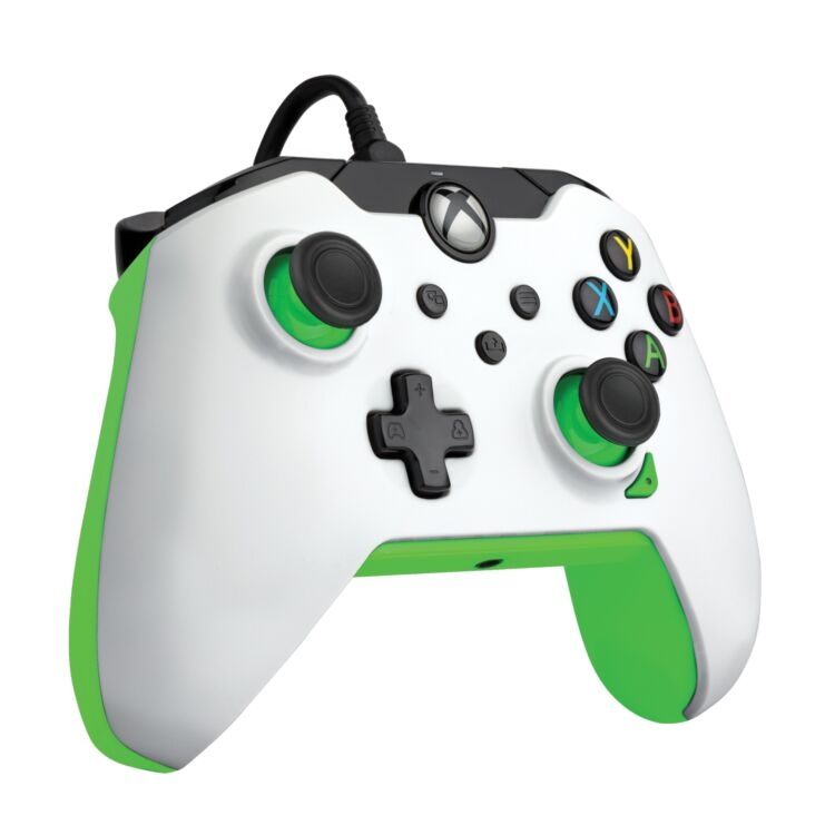 PDP Wired, Xbox Series X|S, Xbox One, PC, Neon White, Vezetékes kontroller