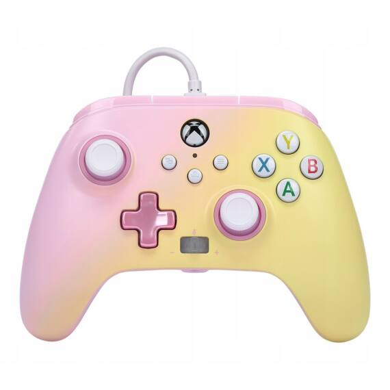 PowerA Enhanced Wired, Xbox Series X|S, Xbox One, PC, Pink-Lemonade, Vezetékes kontroller