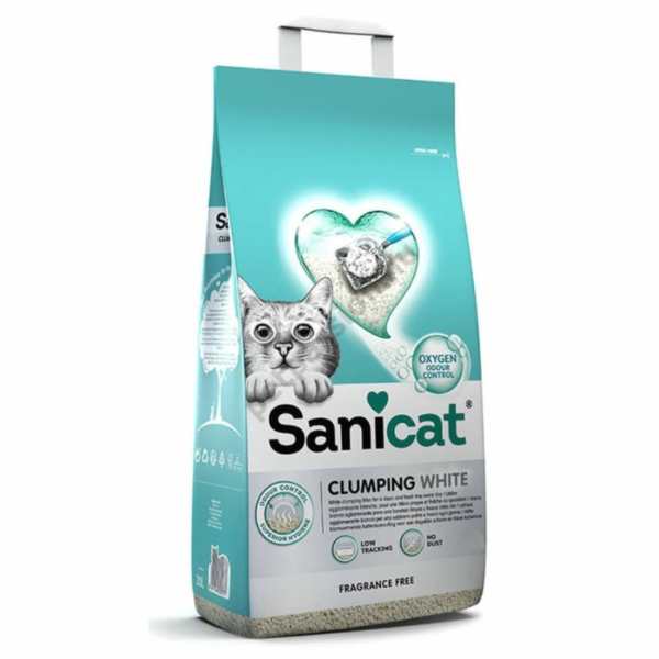 Sanicat macskaalom Clumping White illatment. csom. bentonit 10l - LPHT-PSANCLUN010L31