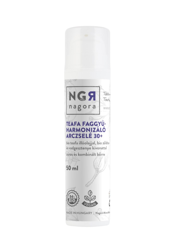 Teafa faggyú-harmonizáló arczselé zsíros bőrre 50ml - NGRM-ARC13050