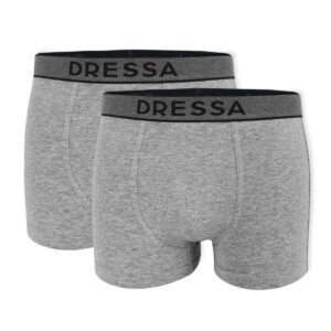 Dressa 132 pamut férfi boxeralsó - szürke - 2db_magnastore