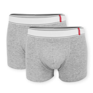 Dressa 133 pamut férfi boxer short - melírszürke - 2db_magnastore